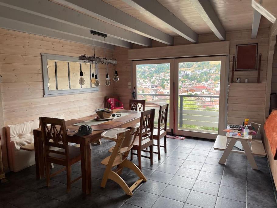 Le Chalet Blanc De Gerardmer Avec Spa Luaran gambar